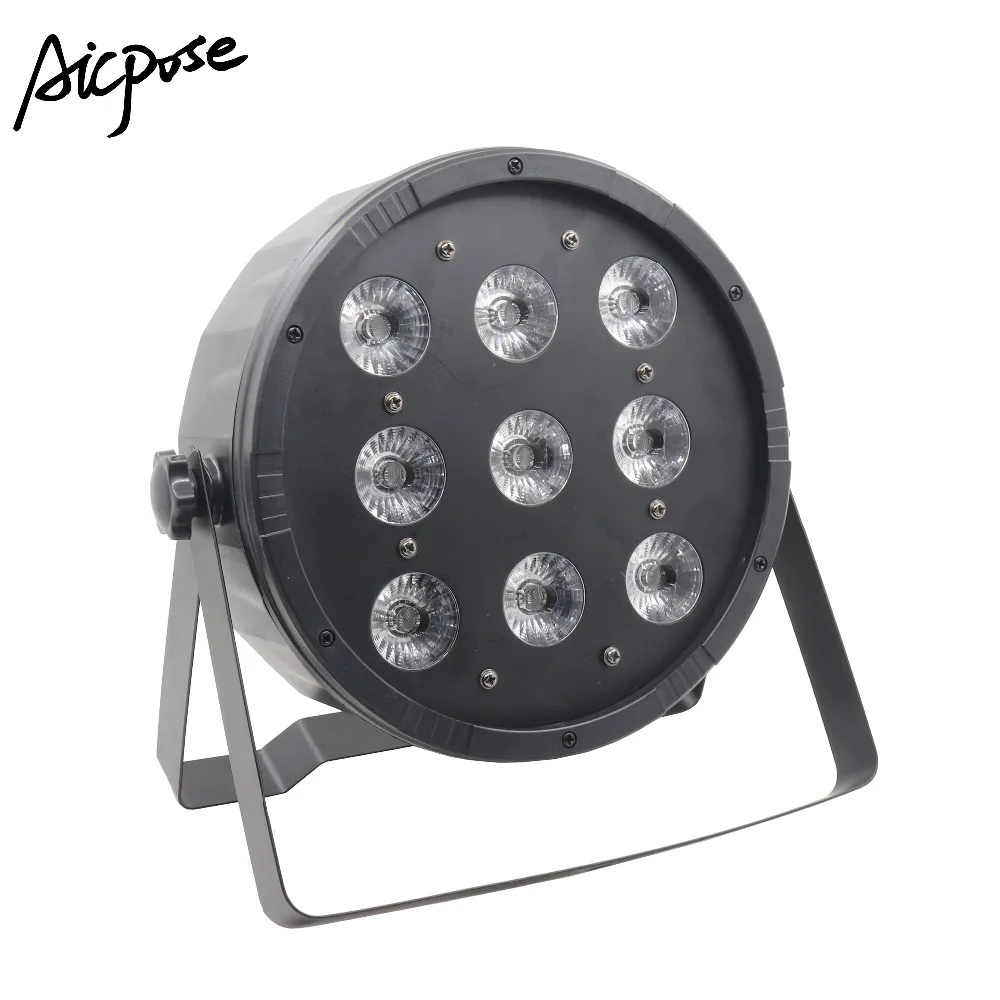 12 шт./лот 9x12 Вт RGBW 4в1 светодиодные лампы с корпусом для полета 9*12 Par LED DMX512