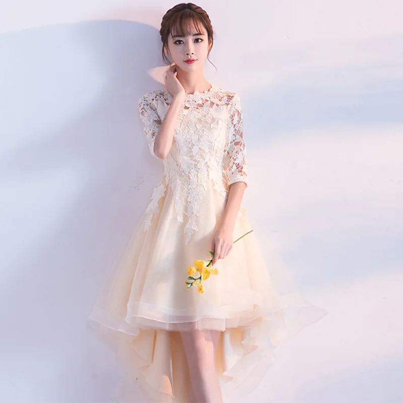 Женское платье Ципао винтажное кружевное вечернее бежевое|Чонсамы| |