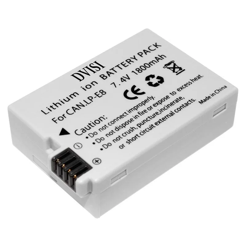 4 шт./лот LP E8 аккумуляторная батарея + USB двойное зарядное устройство для Canon EOS 550D