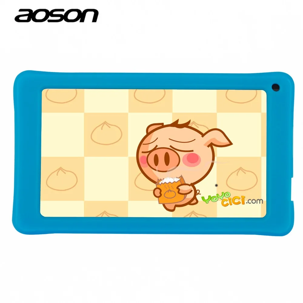 Best ребенок подарок 7 дюймов Aoson M751S-BS Планшеты PC 4 ядра Android 8 ГБ 1024*600 Dual Cam WI-FI Bluetooth fm