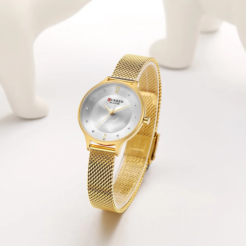 Маленький циферблат сетки с водостойкой воды алмаз Британский супер тонкий