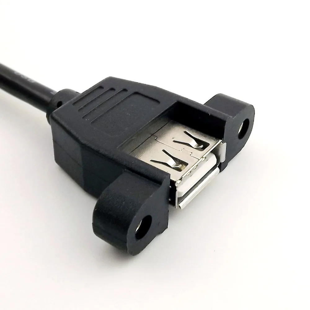 10 шт. Панельное крепление USB 2 0 A Мама к B папа коннектор для принтера кабель шнур 30