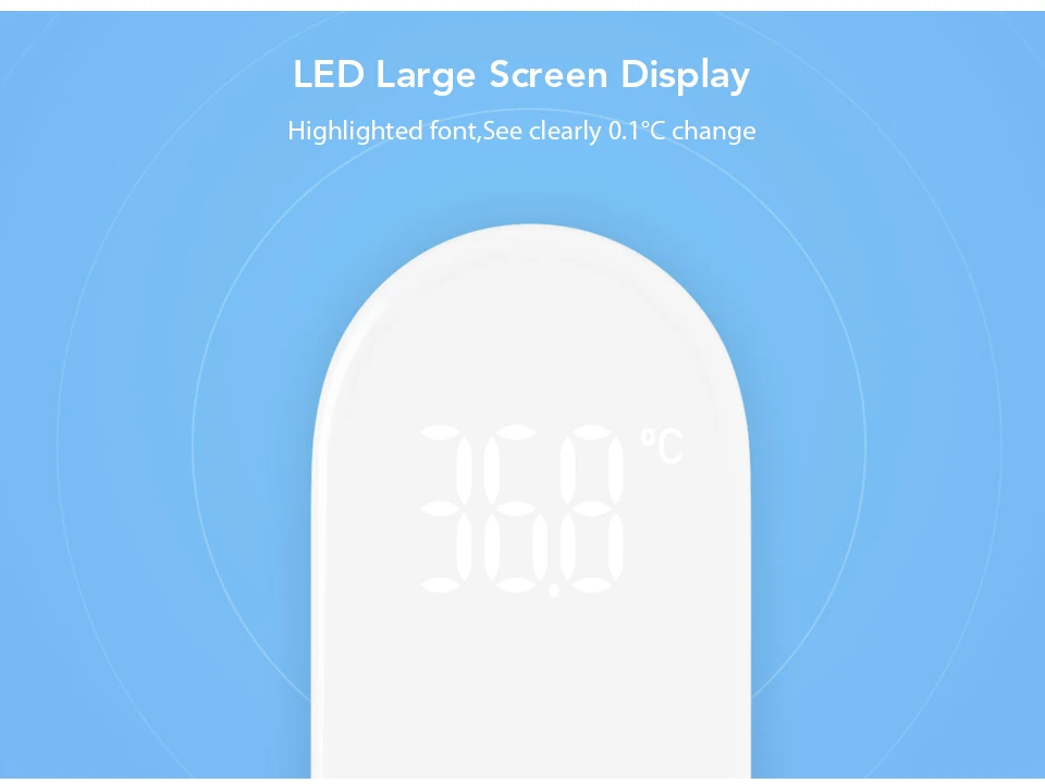 Xiaomi Mijia iHealth светодиодный инфракрасный термометр для детей и взрослых, Бесконтактный лоб Meas