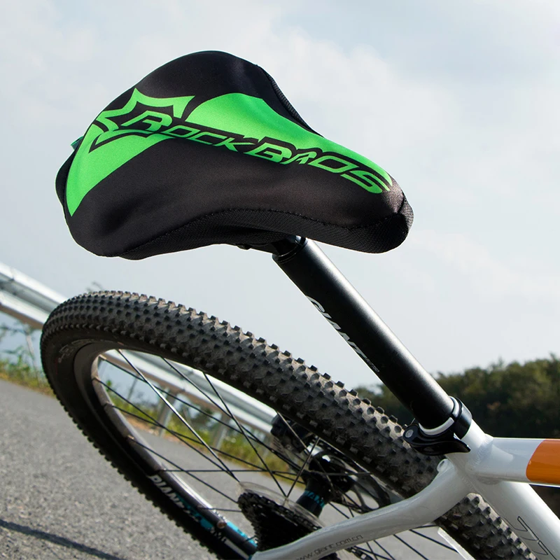ROCKBROS седла велосипеда сиденья Велоспорт Мат Удобная подушка мягкая обложка для