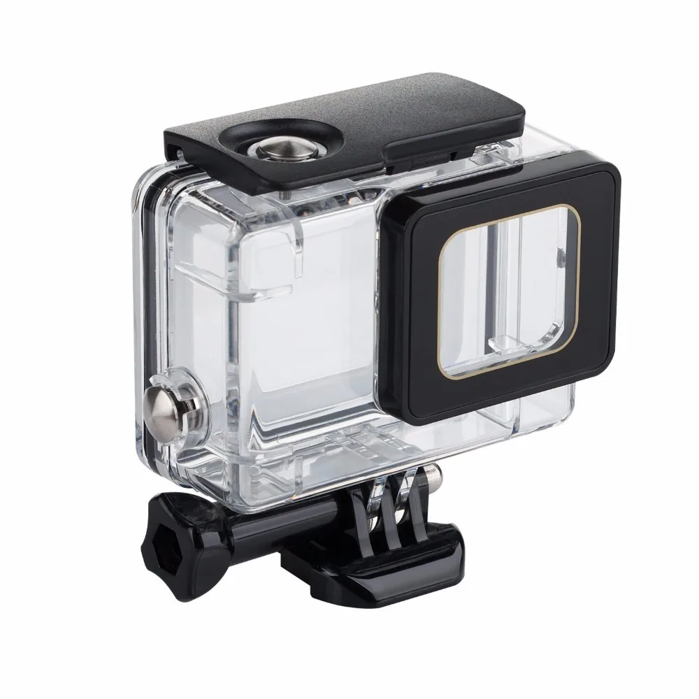 Дизайн 45 м водонепроницаемый Дайвинг защитный корпус чехол для GoPro Hero 7 6 5 Черный Спорт Экшн камеры Аксессуары# F34