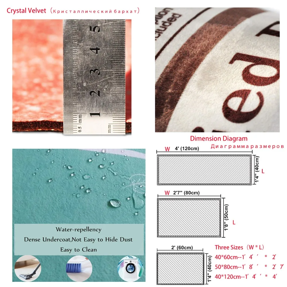 Океанская черепаха Хрустальный бархатный коврик и ковер для детской комнаты