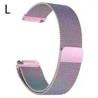 Colorful Stainless Сменный спортивный ремешок для Fitbit Versa/Versa Lite Edition из нержавеющей стали/мягкий силиконовый ремешок для наручных часов размера S/L для фитнес-часов - Цвет: Colorful Stainless