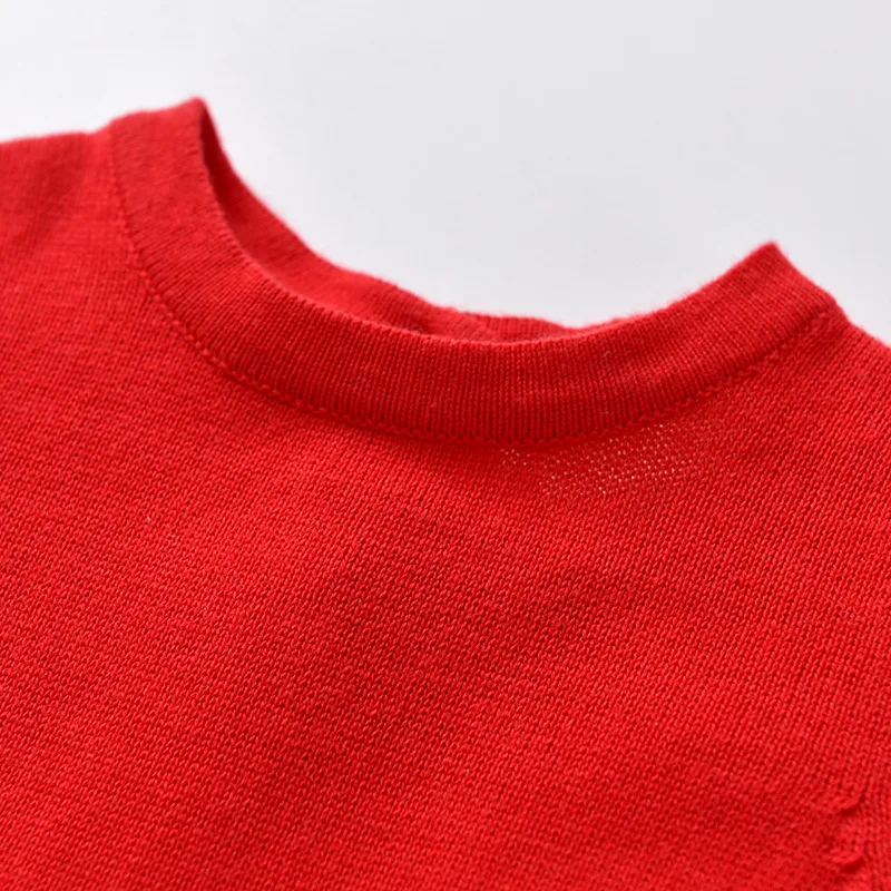 Baby Girl Autumn Sweater Dresses Christmas Red Children Princess Dress Costumes Infant Kids Clothing 6M-4 Yrs Casual | Детская одежда и