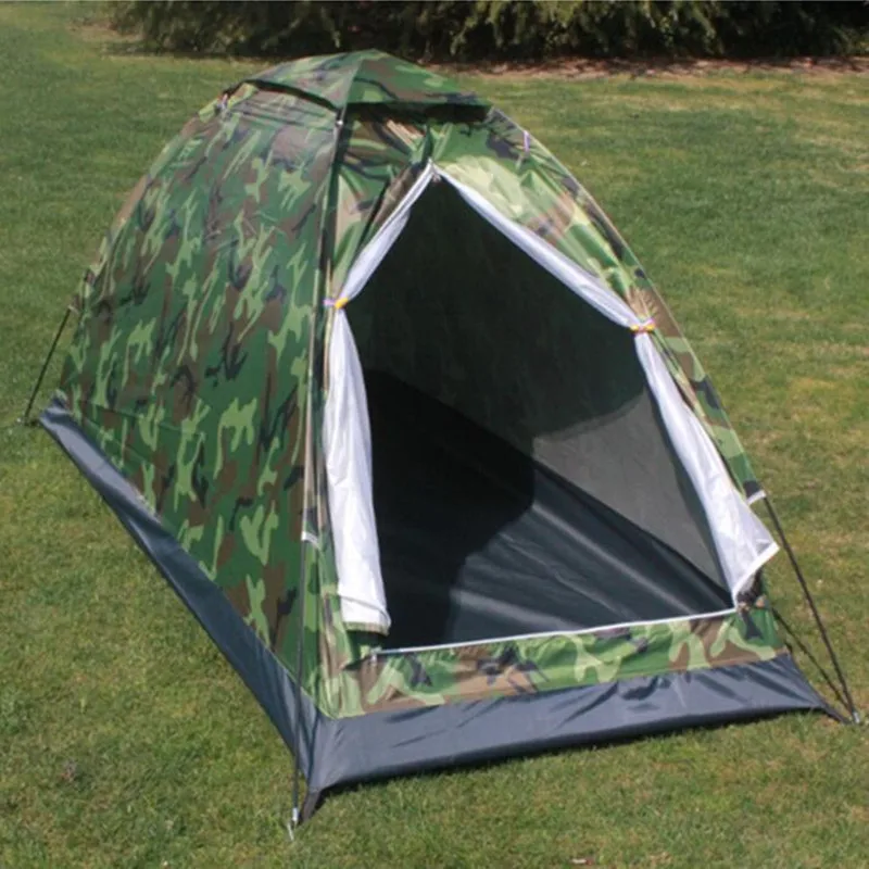 Камуфляжная палатка для кемпинга однослойная Складная Водонепроницаемая