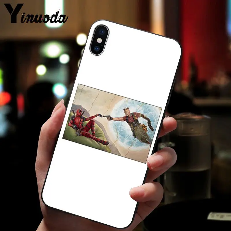 11pro MAX Marvel Deadpool Мягкий Силиконовый ТПУ чехол для телефона Apple iPhone 8 7 6 6S Plus X XS 5 5S SE XR