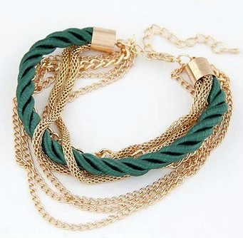 6 цветов модные женские аксессуары браслет цепочка женский высокое качество