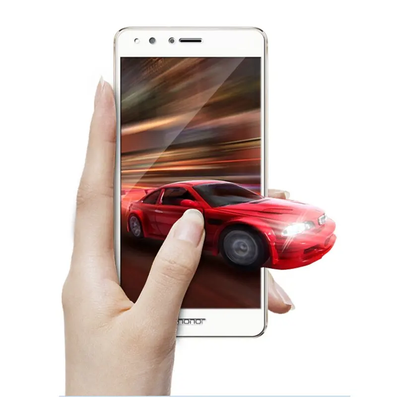 Закаленное стекло для Huawei P9 Lite 3D изогнутый край Полное покрытие Передняя защитная пленка для экрана для P9Lite черный Полное стекло