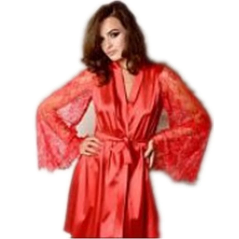 Халаты с кружевами в стиле пэчворк большой размер банный халат подружки невесты