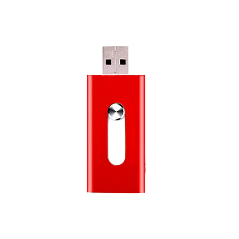 OTG USB флэш накопитель для iPhone X/8/7/7 Plus/6/6s/5/SE металлическая Флешка ipad карта памяти