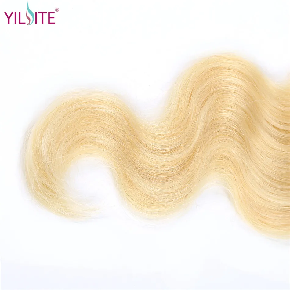 YILITE, 613, медовые, светлые пряди, объемные, волнистые, индийские волосы, вплетаемые пряди, волосы remy для наращивания, 1/пряди, от 10 до 28 30 дюймов