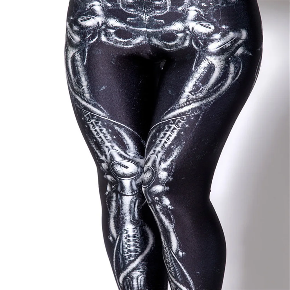 Прямая поставка высококачественные женские леггинсы модные с механическими