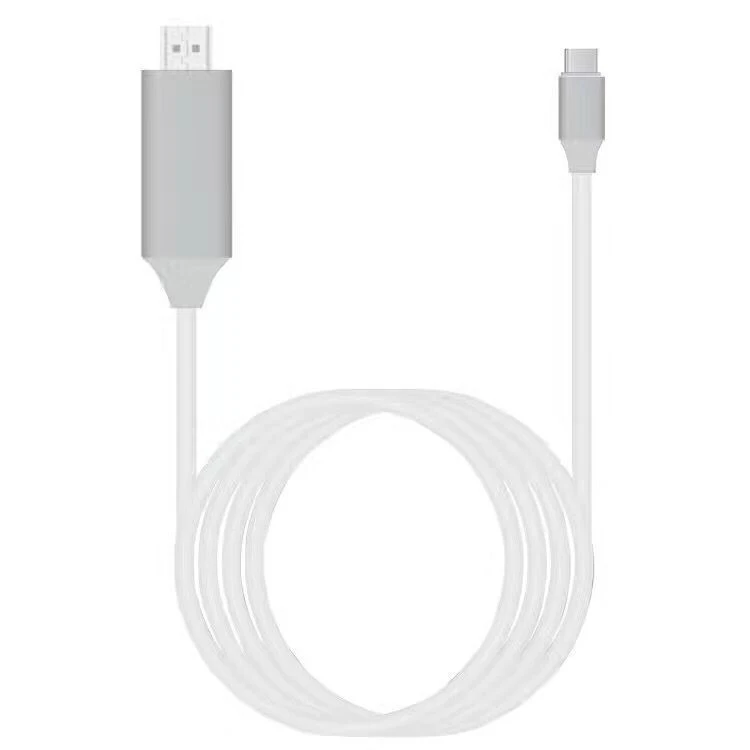 White Тип C HDMI адаптер usb-кабель C USB3.1 к HDTV для телефона планшета ноутбука 4 K HD TY1 для Macbook hp DELL для samsung S8 S9 huawei - Цвет: White