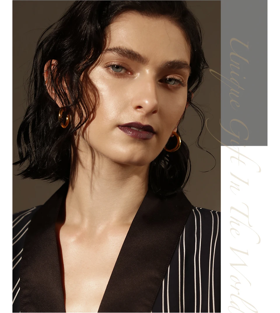 Enfashion, маленькие серьги-кольца, чистый золотой цвет, вечность, серьги из нержавеющей стали, круглые серьги для женщин, ювелирные изделия EC171023