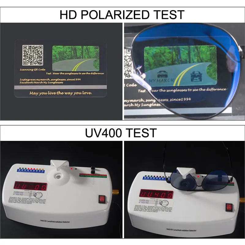 MYMARCH классические мужские солнцезащитные очки в стиле пилота металлическая