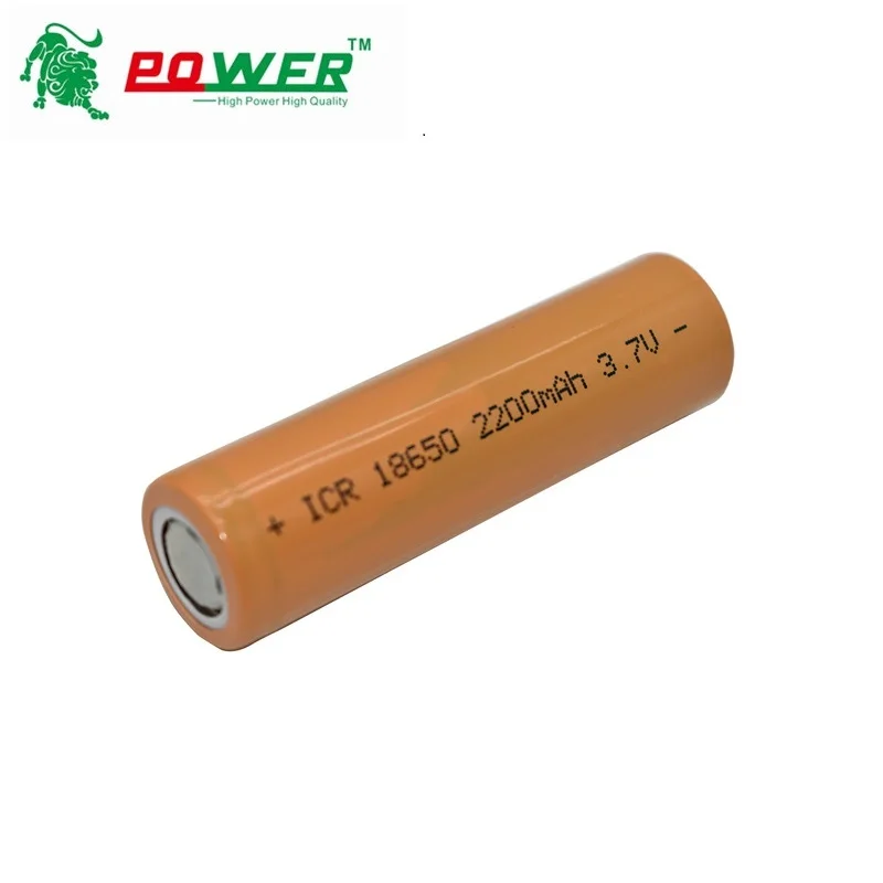 18650 Батарея 3,7 v 2200mAh Емкость батареи 3,7 v Li-po перезаряжаемая батарея 18650 для автомобиля/игрушек/фонарика
