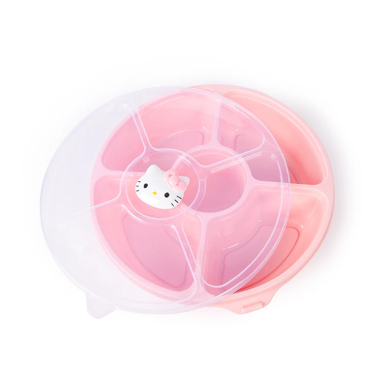 Hello Kitty Seal Пластиковый декоративный поднос сухофрукты закуски коробка конфет
