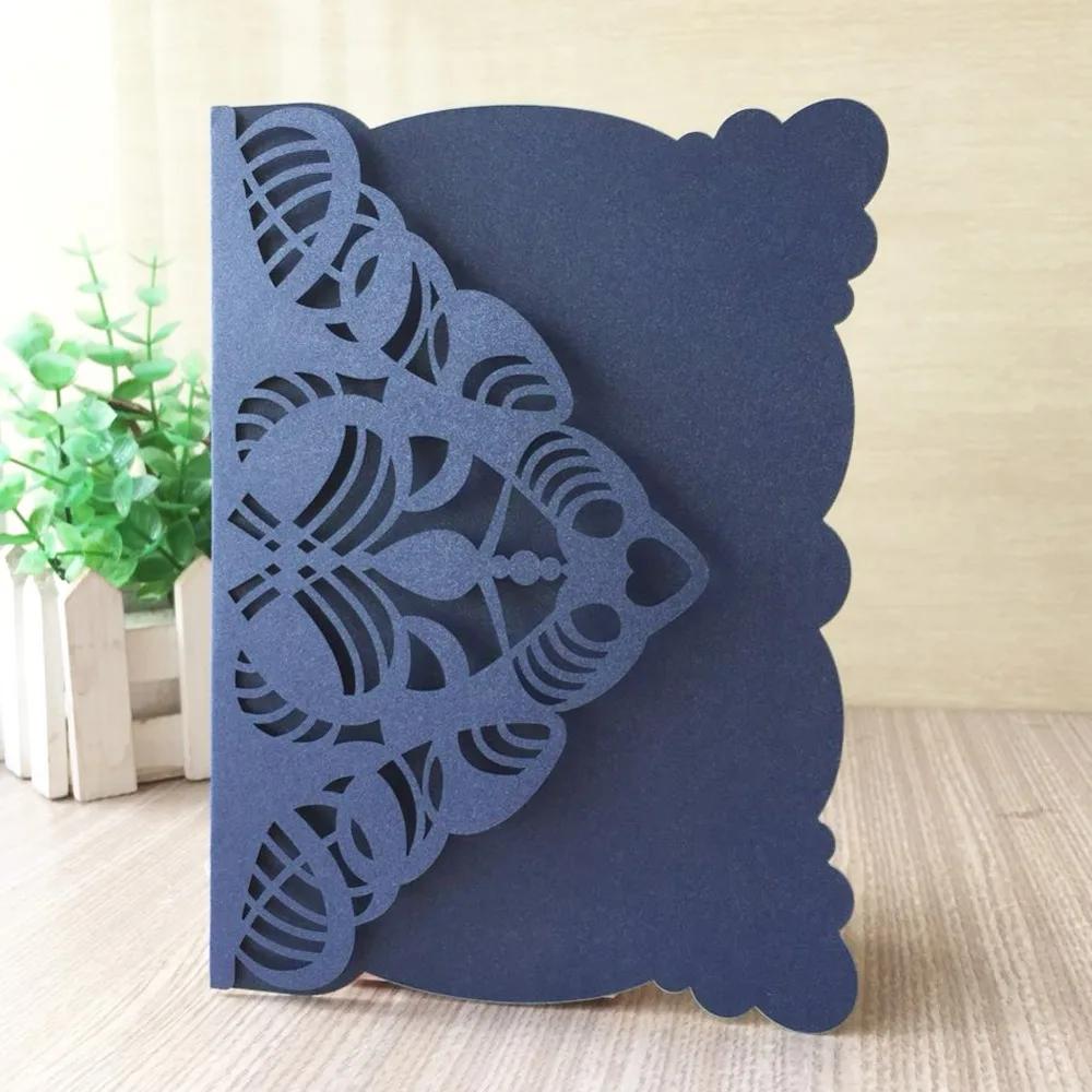 

35Pcs/Lot Gold Classical Gorgeous Invitation Card For Marriage Wedding Engagement Mother Day Anniversary Graduation