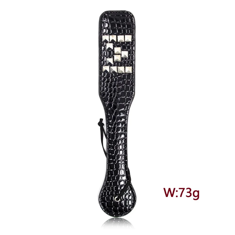 Новинка 2019 SM кожа шлепки весло Связывание заклепки плетка БДСМ Пара Секс