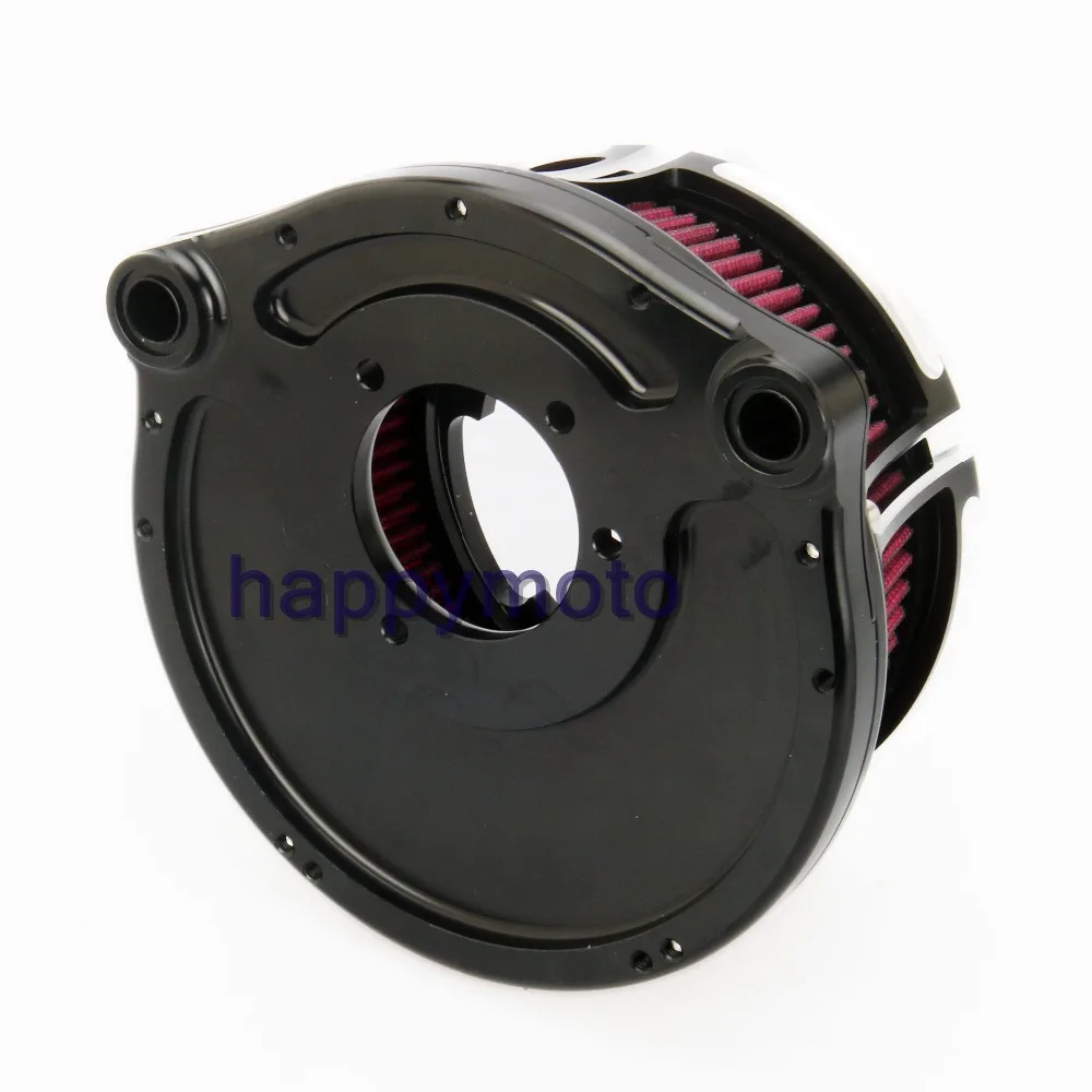 Воздухозаборный фильтр для мотоцикла Harley Dyna (2000-2017) Softail (2000-2015) Touring (2000-2007) серый