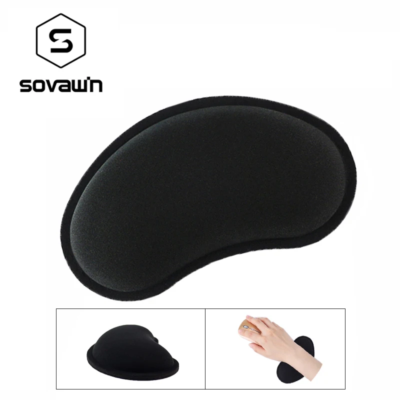 Коврик для мыши SOVAWIN коврик с подставкой на запястье игровой резиновый