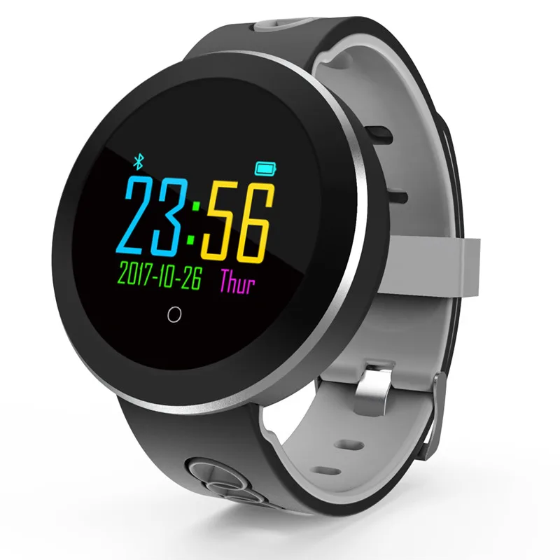 Серый Умные часы gps Bluetooth IP68 водонепроницаемый браслет спортивные модели монитор сердечного ритма для Android IOS для xiaomi часы для мужчин и женщин - Цвет: Серый