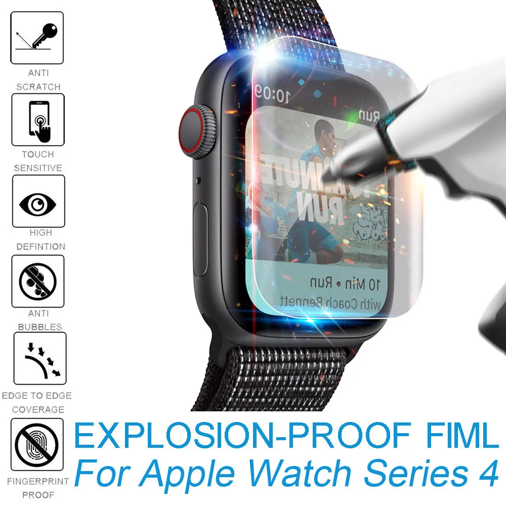 Высококачественная Противоударная защитная пленка из ТПУ для Apple Watch Series 4 (40 мм)
