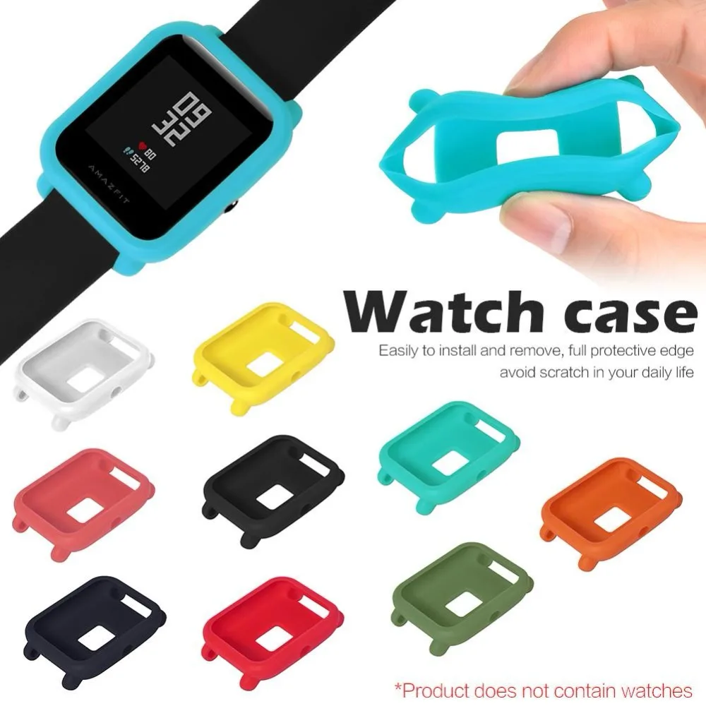 Мягкий силиконовый чехол для часов для Huami Amazfit Bip Youth Watch умный чехол для кожи