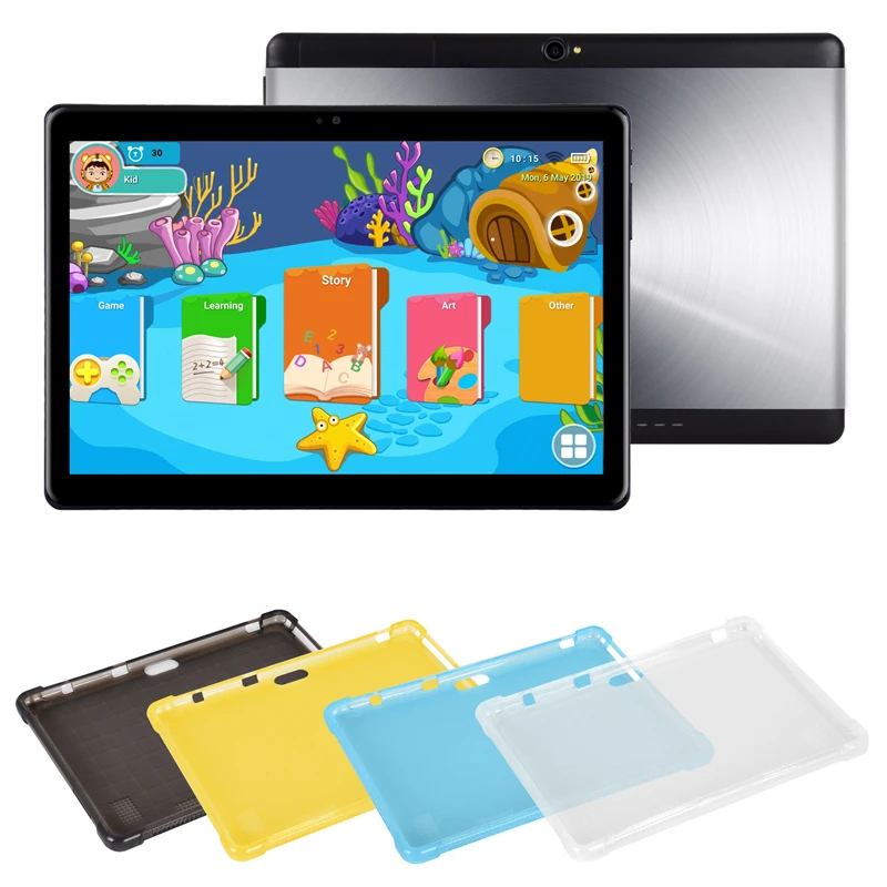 XGODY Детский планшетный ПК 10,1 дюймов 1280*800 Android 7,0 1 Гб 16 Гб Двойная камера 2МП+ 5Мп Bluetooth WiFi 5000 мАч 3g телефонный звонок планшетный ПК