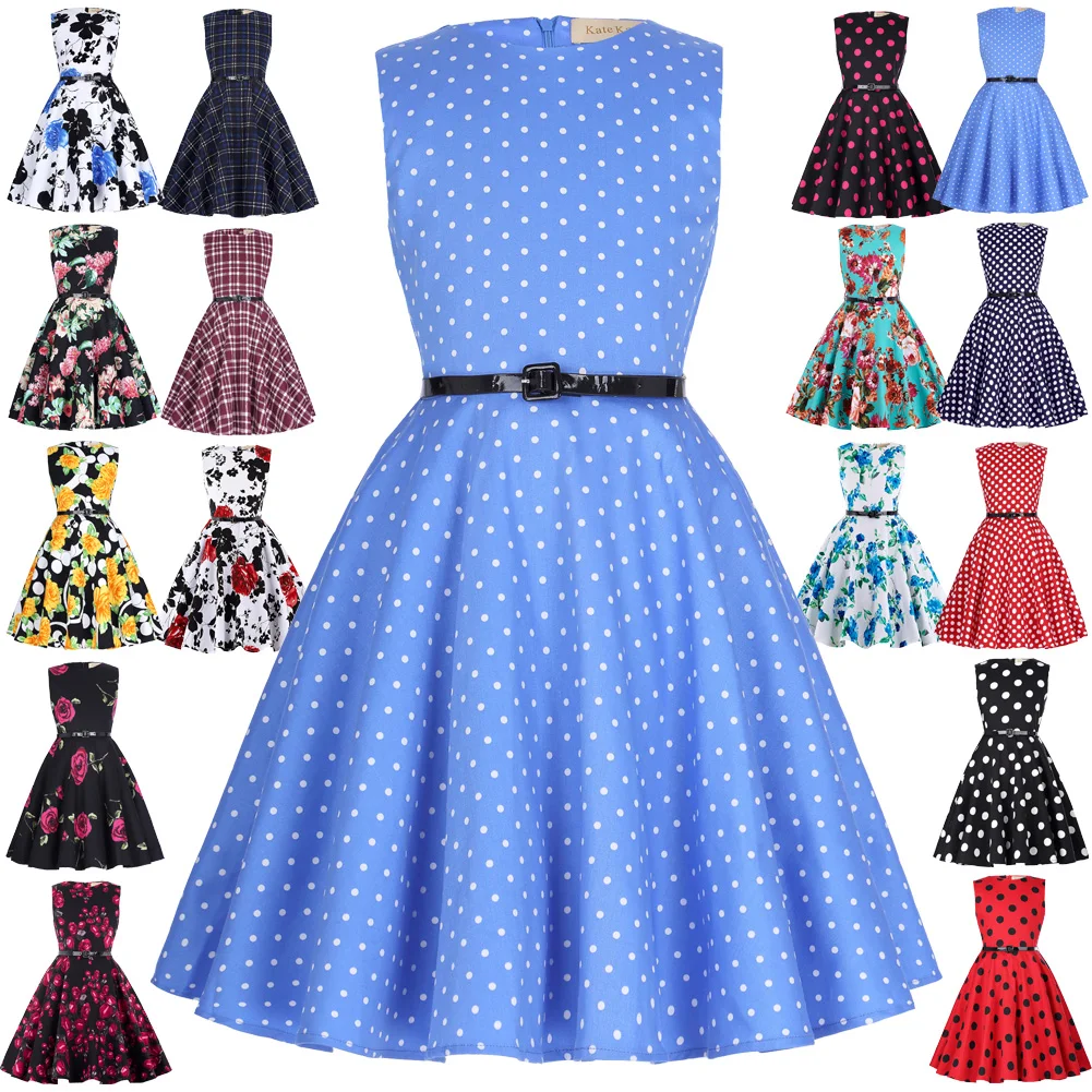 Kate Kasin/Летнее Детское платье принцессы с цветочным рисунком для девочек