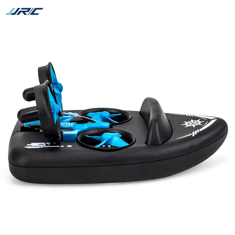 Новинка JJRC H36F 3 в 1 Радиоуправляемый Дрон Квадрокоптер автомобиль ховеркрафт