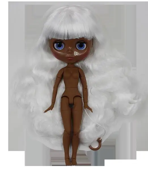 nude dolls 7 Супер черный обнаженный blyth кукла девушка куклы - Цвет: nude dolls 7