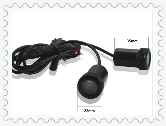 Светодиодная лампа для двери автомобиля 2 шт. проекционный светильник с