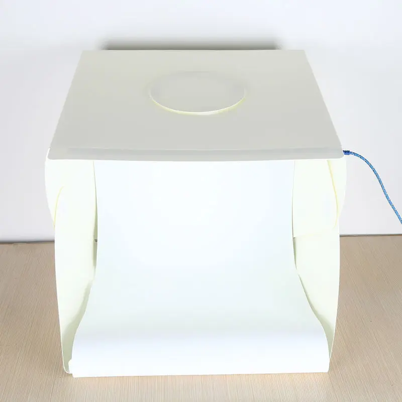 Large Folding Studio Diffuse Soft Box with LED Light Black White Background Photo Accessories | Электроника