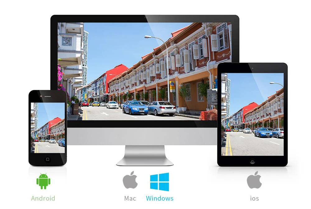 USAFEQLO 5MP HD H.265 Всепогодная WiFi беспроводная наружная IP камера видеонаблюдения с ИК ночного видения iCSee APP
