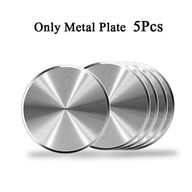 Only Iron Plate 5Pcs Автомобильный держатель для телефона Rovtop с магнитным вентиляционным отверстием для мобильного смартфона магнитный штатив с поддержкой сотового в автомобиле gps для iPhone XS Max samsung - Цвет: Only Iron Plate 5Pcs
