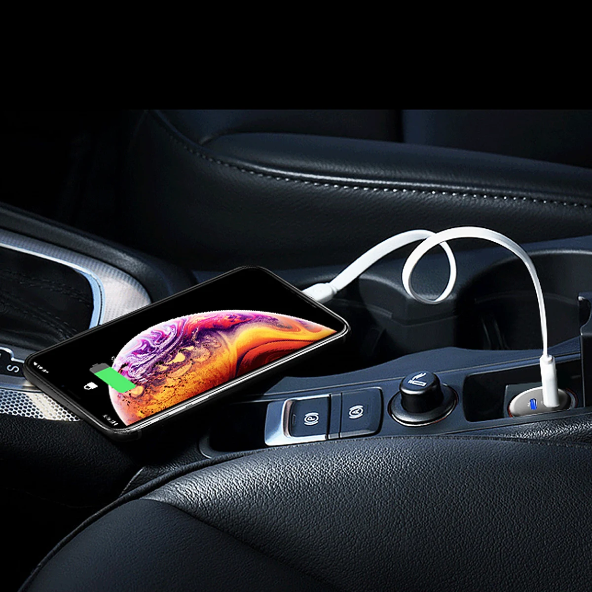 Автомобильное usb зарядное устройство Rock для samsung Xiaomi 30 Вт QC 4,0 PD 3,0 type C с разъемом для быстрой зарядки мини-металлическое автомобильное зарядное устройство для Iphone 6 7 8