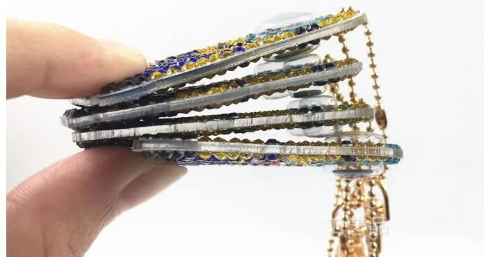 5 шт./компл. 5D сделай сам брелок для алмазной живописи полная вышивка стразы в