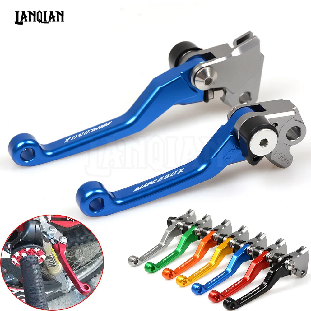 CNC лазерная печать Dirt bike Pivot тормозные рычаги сцепления для YAMAHA WR250X 2007 2009 2010 2011 2012
