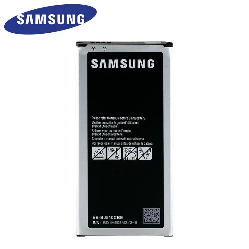 Аккумулятор для Samsung оригинальная сменная батарея Galaxy J5 2016 J510 J510FN J510F J510G J510Y J510M 3100