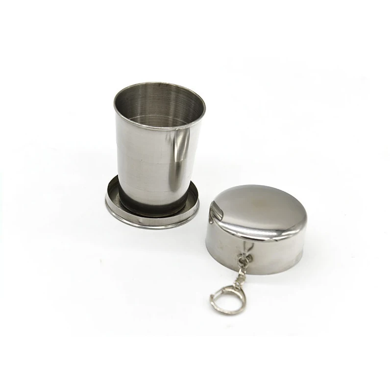 NOCCOL 140ml Stainless Steel Cup Portable Fold Wine Cups 2018 Simple Milk Tea Coffee And Mugs Wholesale Beer Mug Travel | Дом и сад