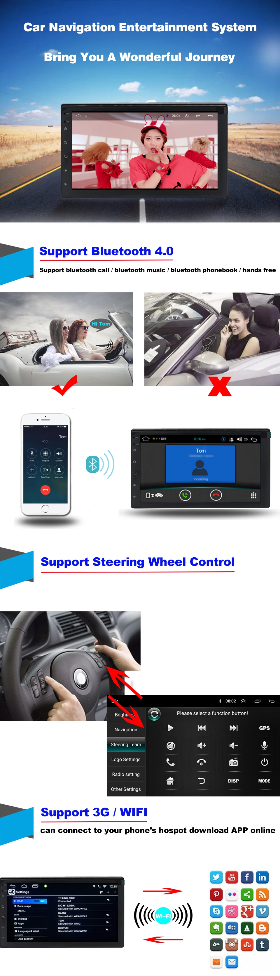 IDOICT Android 8,1 автомобильный dvd-плеер gps навигация Мультимедиа для Honda Fit Jazz радио 2008 2009 2010 2011 2012 2013wifi