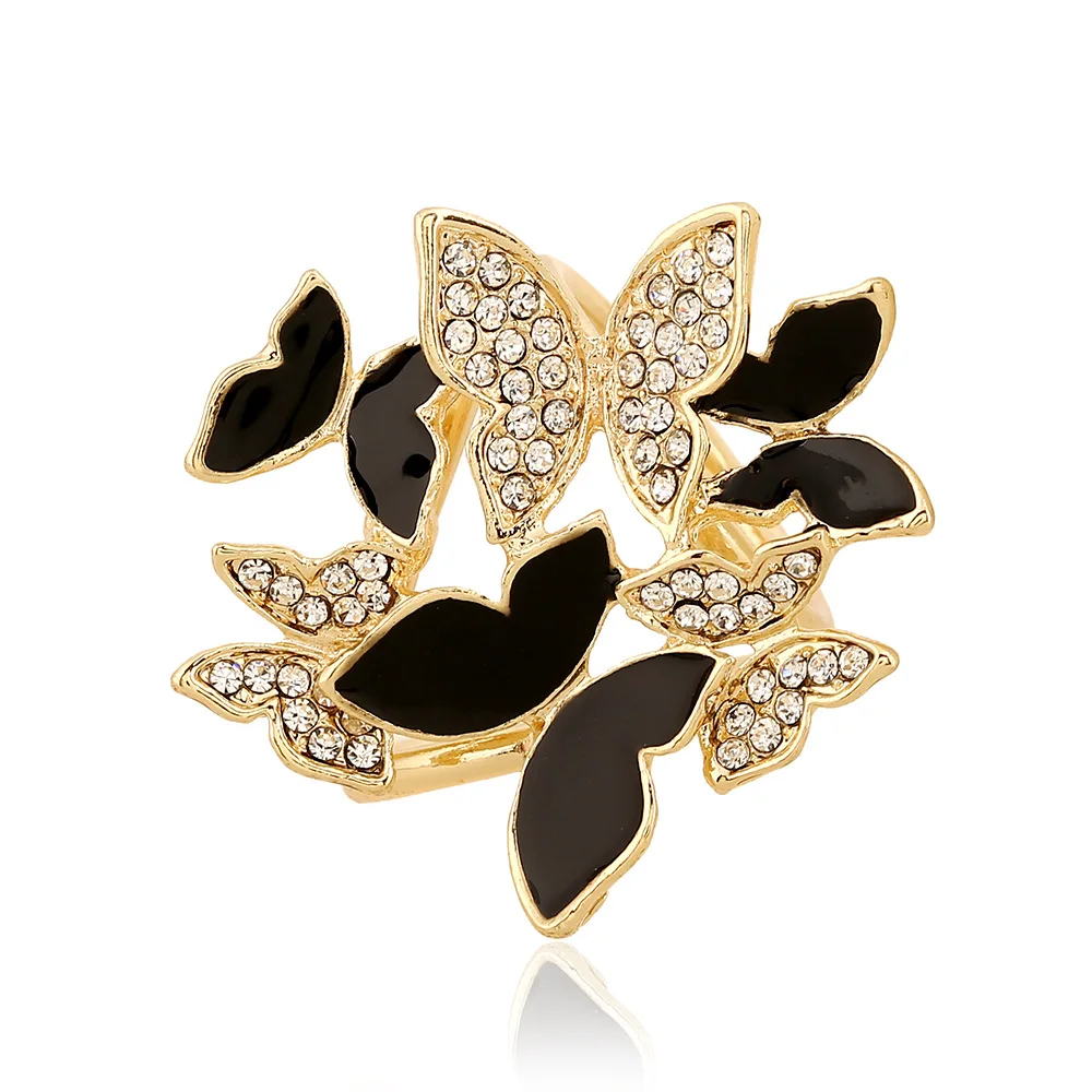 Корейская мода элегантный дикий бабочка трициклический шарф пряжки броши для