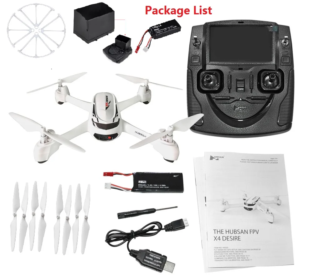 Квадрокоптер H502S Hubsan 720P FPV X4 без бесщеточного квадрокоптера GPS режим высоты.