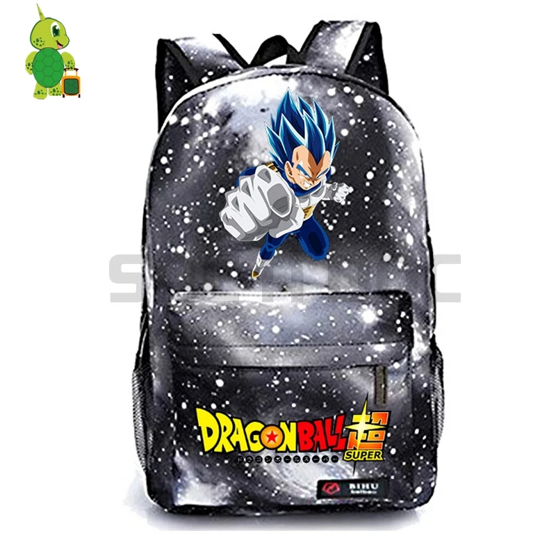 Dragon Ball Z рюкзак Super Mario Super Saiyan vegeta черный Гоку сумки через плечо, сумки для путешествий для девочек-подростков; для мальчиков и девочек, школьная сумка для книг