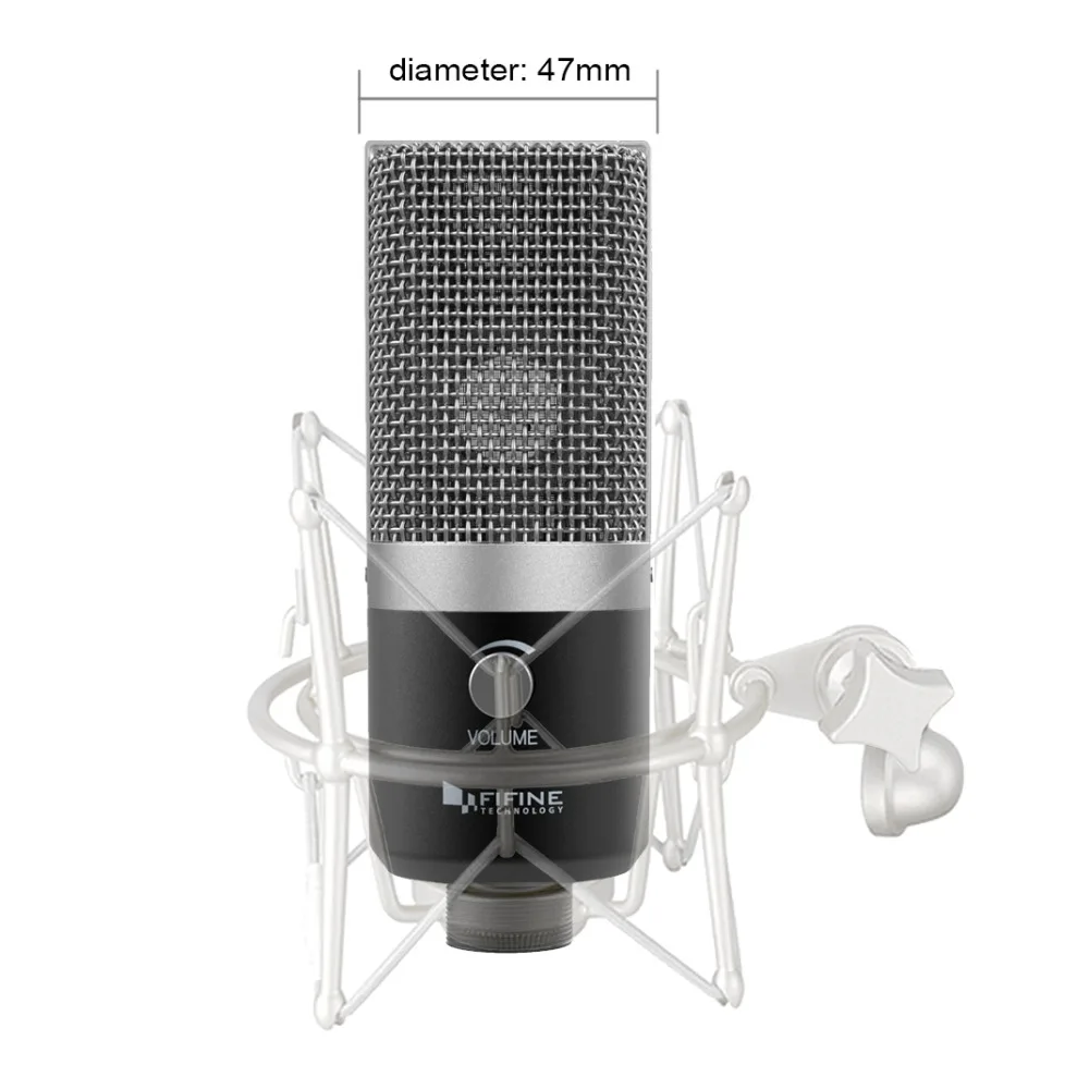 FIFINE USB микрофон для ноутбуков Mac и компьютеров для записи потокового Twitch Voice overs подкастинг для Youtube Skype K670